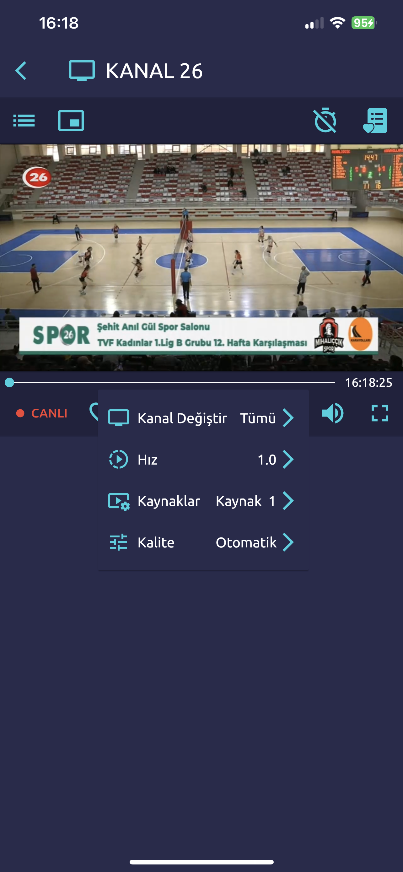 Mobil Canlı TV Uygulaması İndir